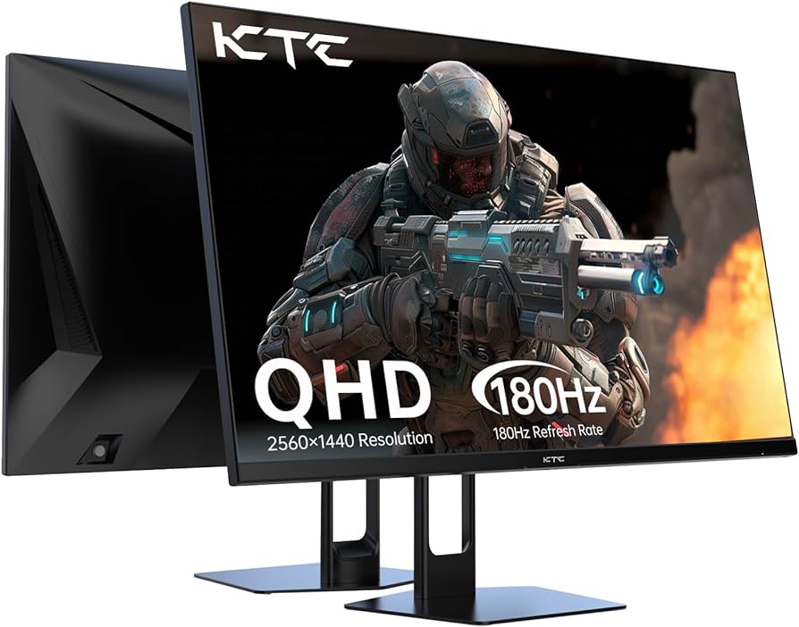 Amazon.com: KTC 27” Gaming Monitor 180Hz QHD(2560× 1440p), 1MS