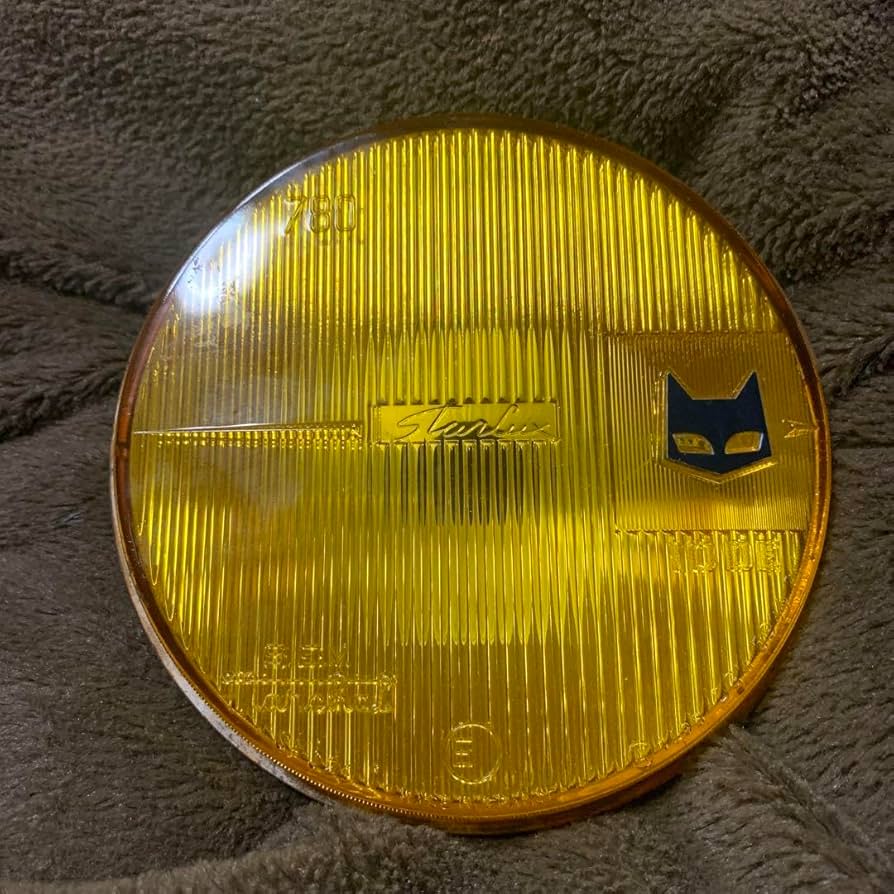 当時物マーシャルW反射イエローレンズ180Φヘッドライト CIBIE シビエ