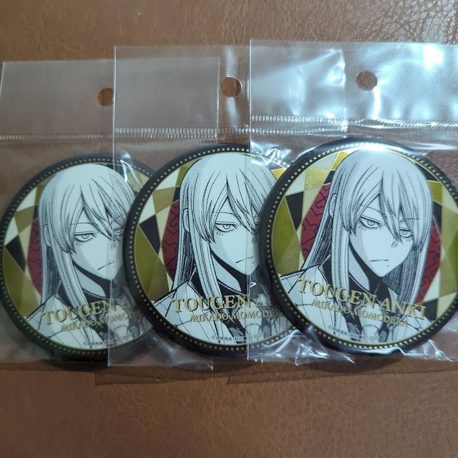 桃源暗鬼 メタリック缶バッジ 桃寺神門 桃源暗鬼 桃寺神門 メディコス