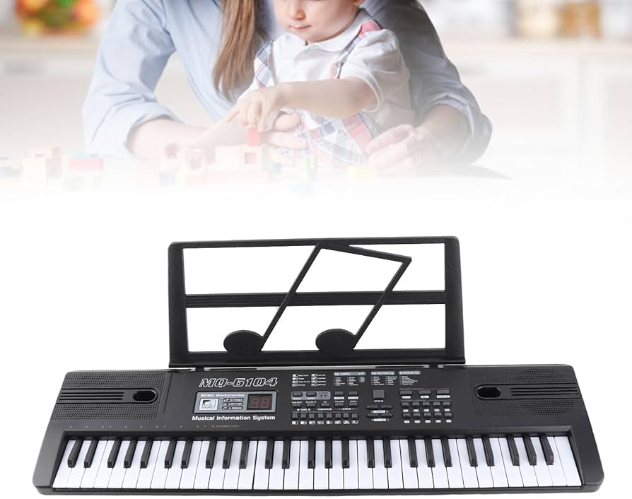 61鍵 電子ピアノ LEDディスプレイ 初心者向け Amazon | 電子キーボード