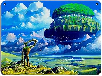 Amazon | ファンタジーアニメ映画天空の城ラピュタ錫サイン
