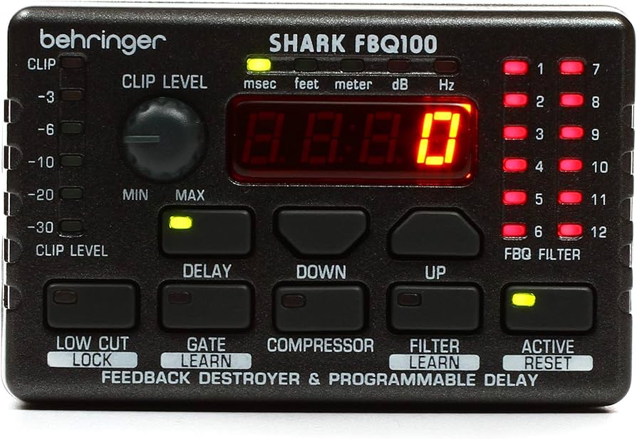 Amazon | Behringer FBQ100 Shark 自動フィードバック駆逐艦