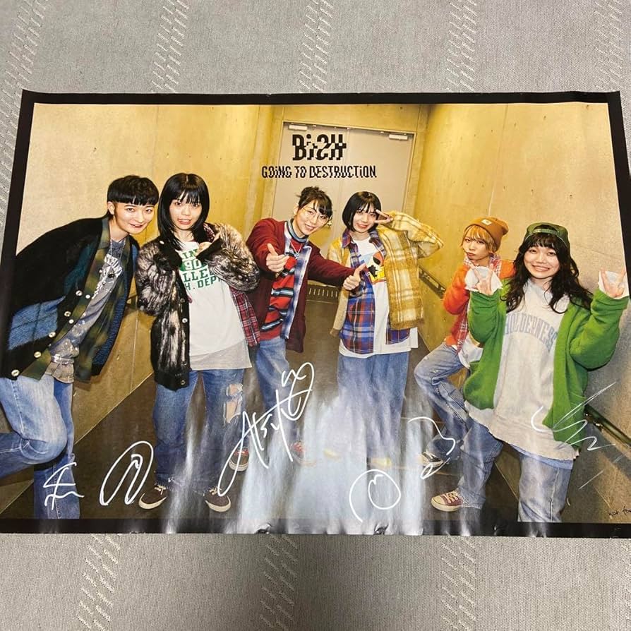 BiSH GOiNG TO DESTRUCTiN+MTV メンバー直筆サイン付き BiSH GOiNG TO