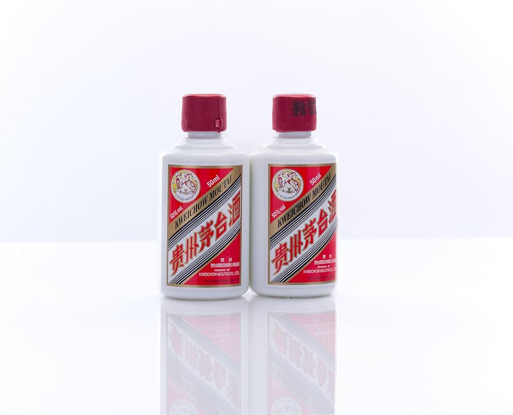 Amazon.co.jp: 貴州茅台酒 飛天 アルコール53度50ml*2（2本セット