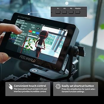 Amazon.com : FEELWORLD F5 Pro X 5.5 Inch DSLR Camera Field Monitor