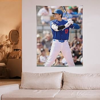 Amazon.co.jp: 大谷翔平 (40) タペストリー 絵画 ポスター 写真 装飾品