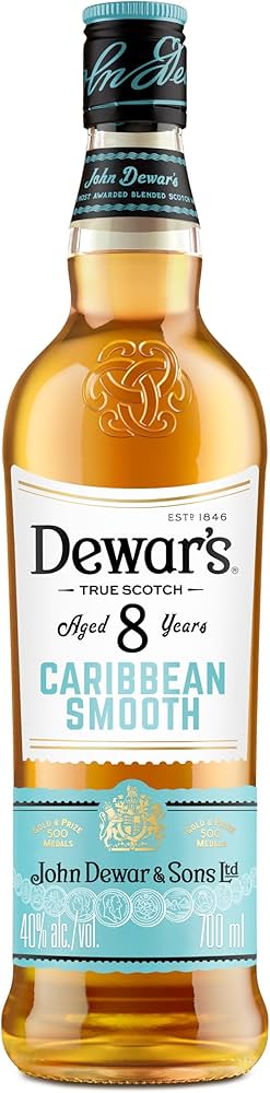 Amazon.co.jp: デュワーズ カリビアンスムース 8年 [ ブレンデッド