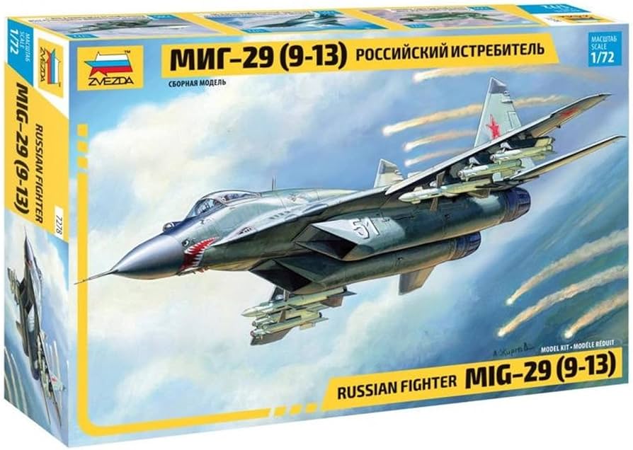 Amazon | ズベズダ 1/72 ソビエト軍 MIG 29S 9-13 戦闘機 プラモデル