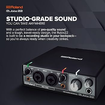 Amazon.com: Roland Rubix22 2-In/2-Out USB Audio Interface | High