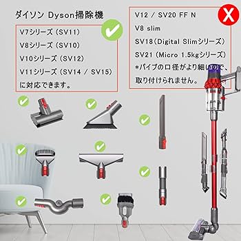 Amazon | HOSEE 掃除機ツールクリップ V7 V8 V10 V11シリーズ対応 2
