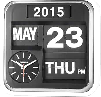 Amazon.com: FARTECH Auto Calendar Flip Clock AD-640 (Standard