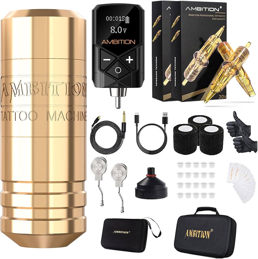 Amazon | Ambition Torped タトゥーキット - ロータリータトゥーマシン
