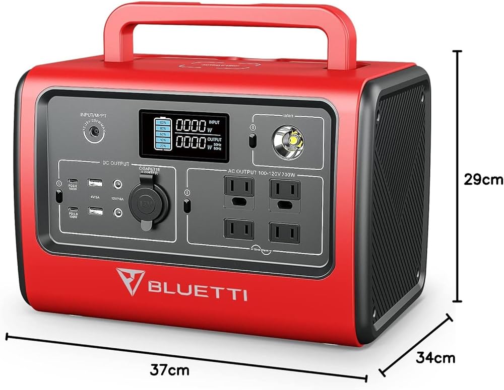 Amazon.co.jp: BLUETTI EB70 ポータブル電源 大容量 バッテリー 700W