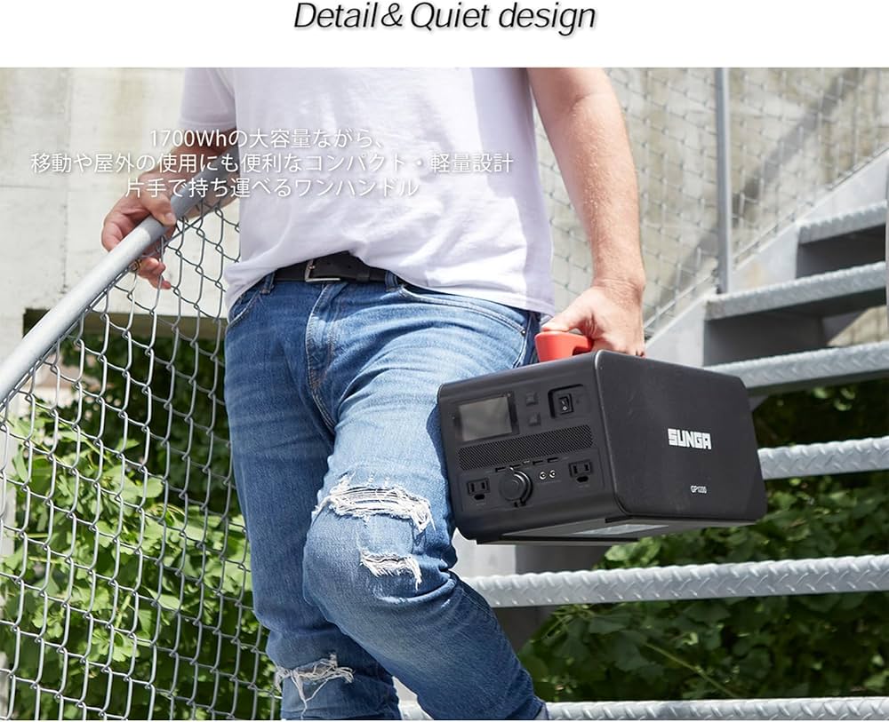 Amazon.co.jp: サンガ(Sunga) ポータブル電源 GP1500 1700Wh 正弦波