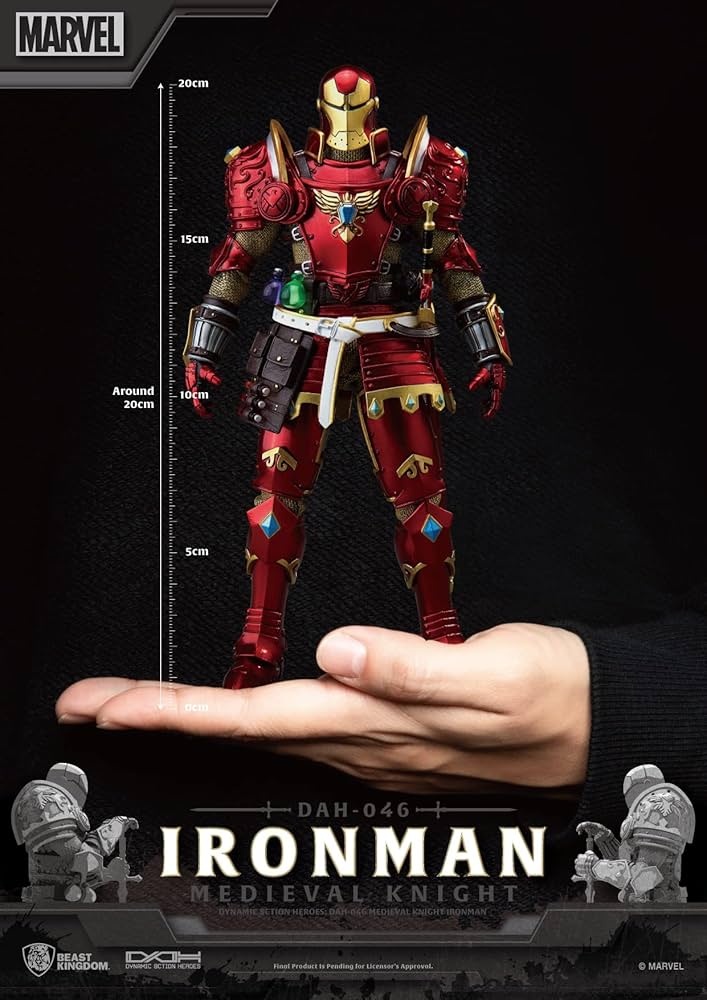 Amazon.com: Beast Kingdom Medieval Knight Iron Man DAH-046 Dynamic