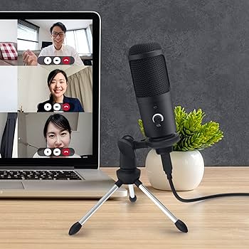 Amazon.co.jp: Faunow コンデンサーマイク USBマイク PC用マイク 単一