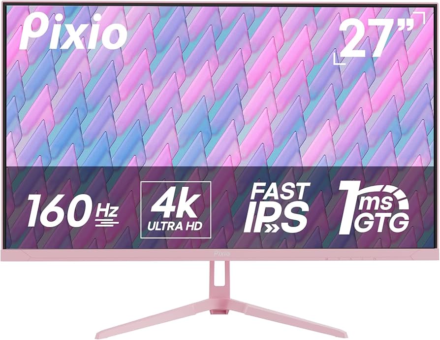 Amazon.com: Pixio PX27U Wave Pink 27 inch 160Hz Refresh Rate 4K