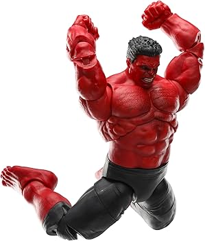 Amazon.com: Marvel Legends Series Red Hulk, Captain America: Brave