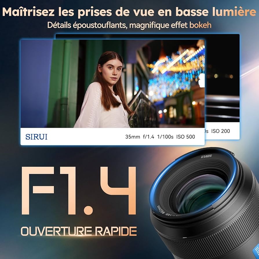 Amazon.com : SIRUI Aurora 35mm F1.4 Full Frame Auto Focus Lens