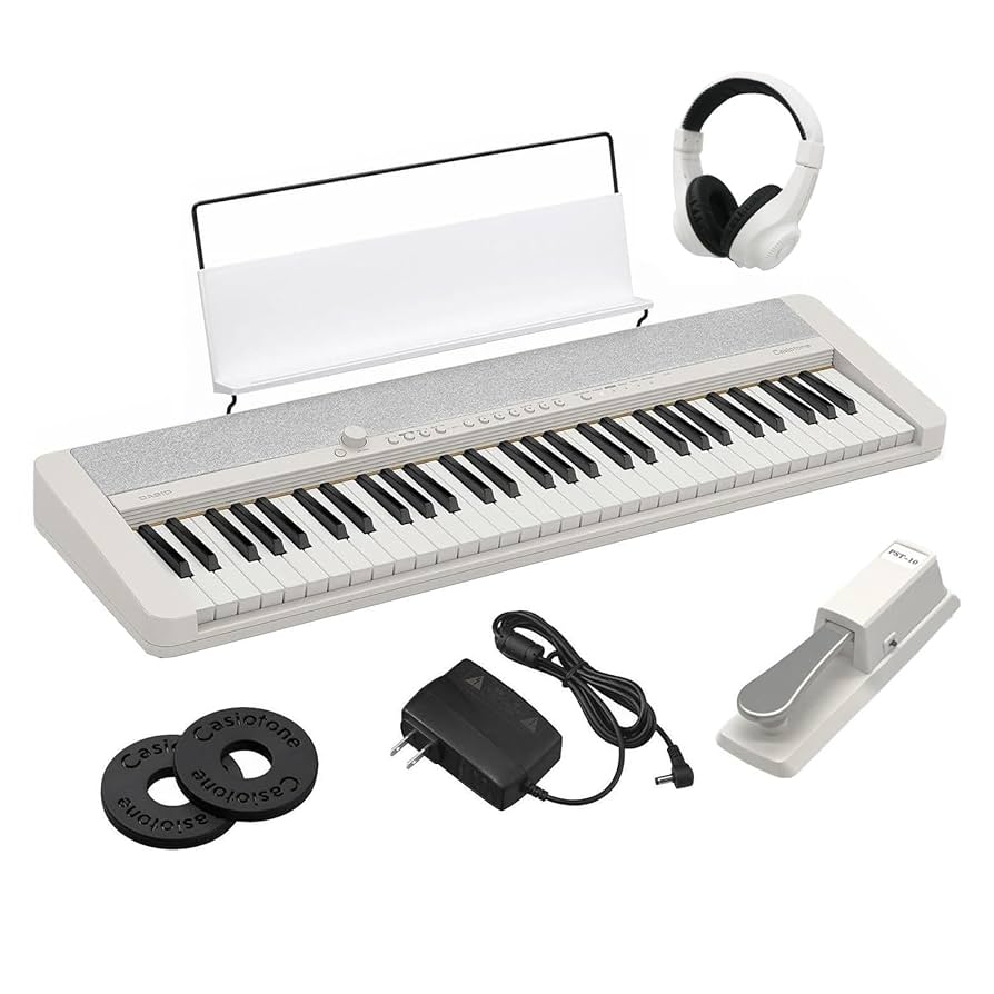 ペダル付きカシオ電子ピアノ