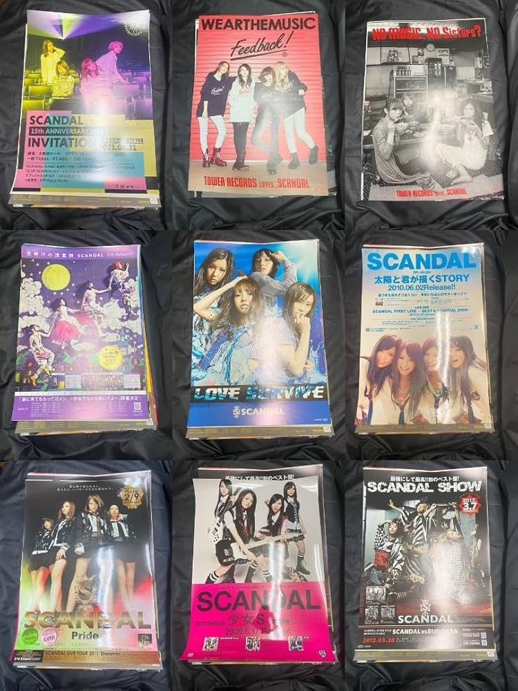 SCANDAL 直筆サイン入り写真 DVD ポスター セット 【公式通販】