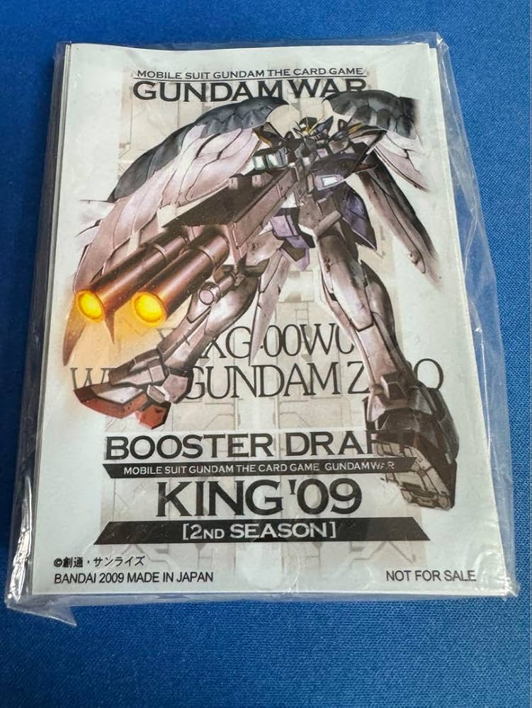 ガンダムウォー ウイングガンダムゼロカスタム スリーブ 69枚 開封品