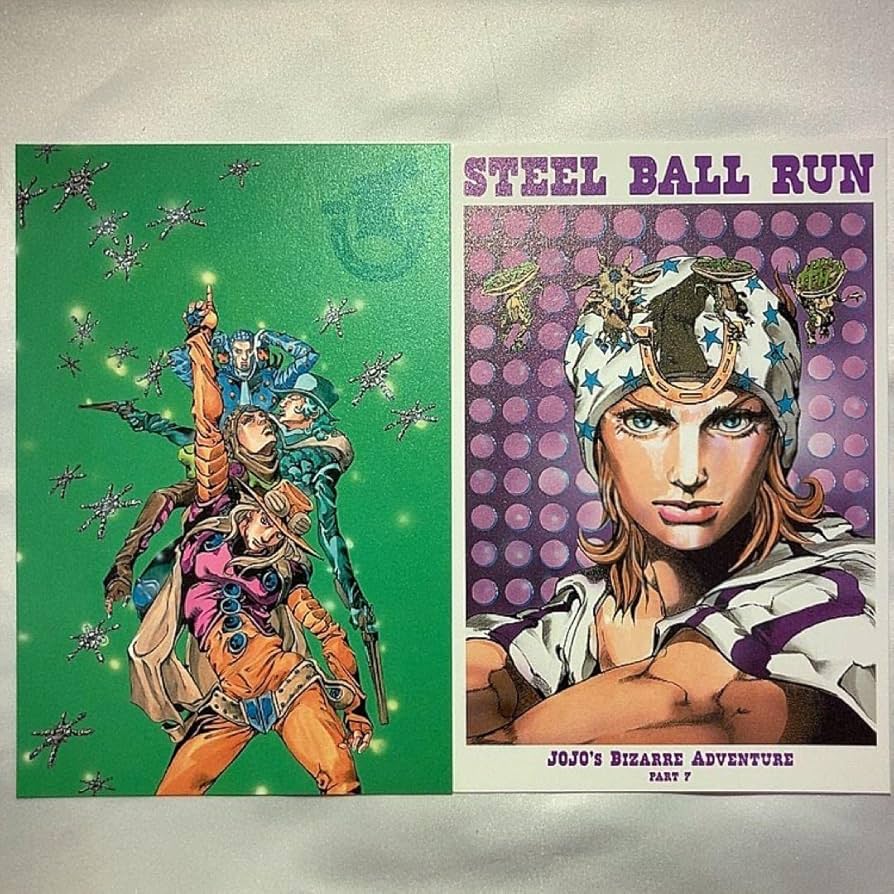 ジョジョ展 キービジュアル ポストカード 7枚セット ジョジョ展 キー