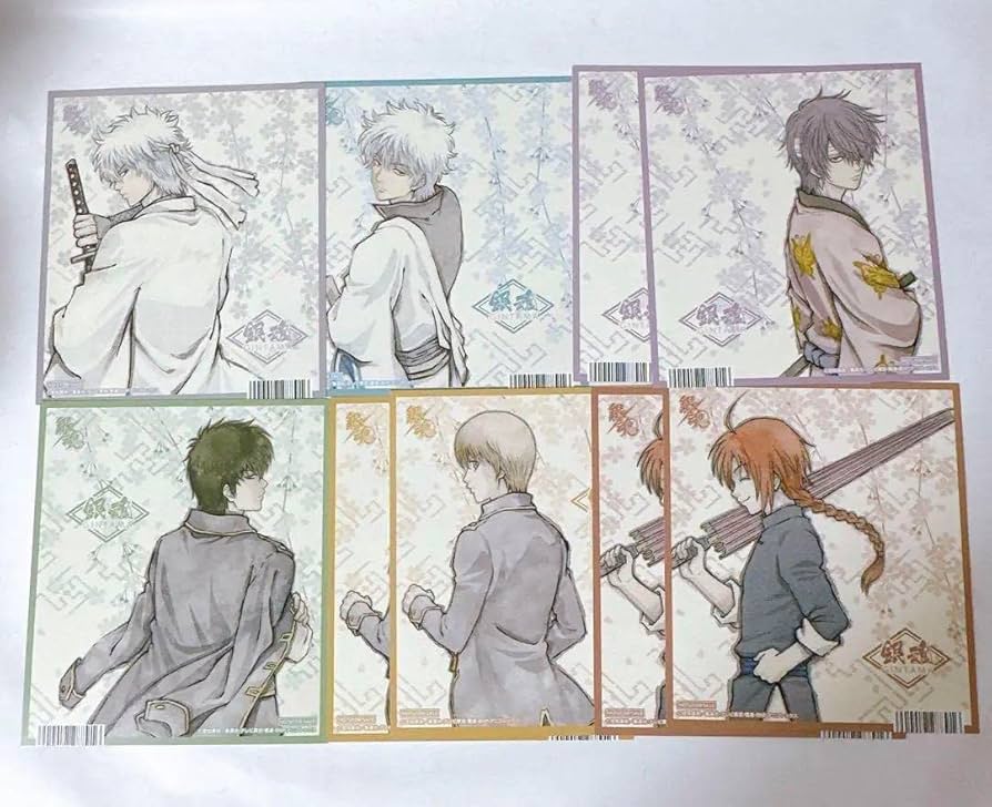 Amazon.co.jp: 銀魂 オンリーショップ 特典 色紙風 イラストカード