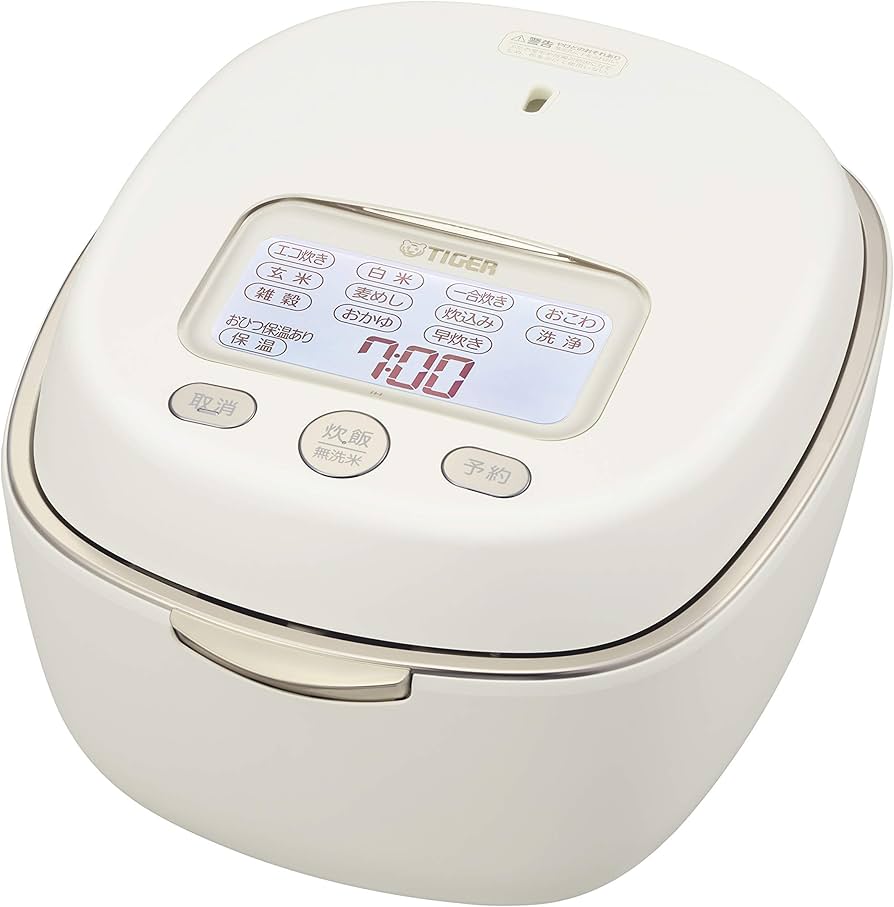 Amazon | 炊飯器 タイガー魔法瓶(TIGER) 5.5合 土鍋圧力IH式 土鍋ご泡