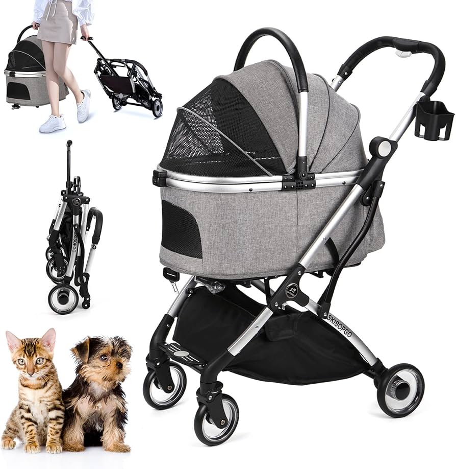 SKKOPGO ペットカート ベージ 新品未開封 qAHRbv2gC-yx SKKOPGO ペット