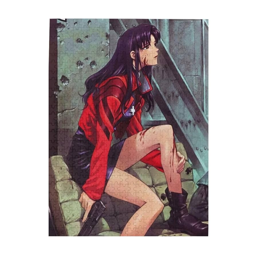 エヴァンゲリオン エヴァ パズル 葛城ミサト 500ピース 初期絵 Amazon