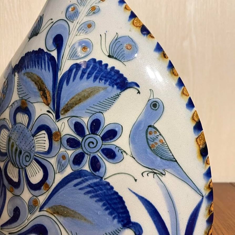 Amazon.co.jp: ヴィンテージ フラワーベース メキシコ製 トナラ焼 陶器