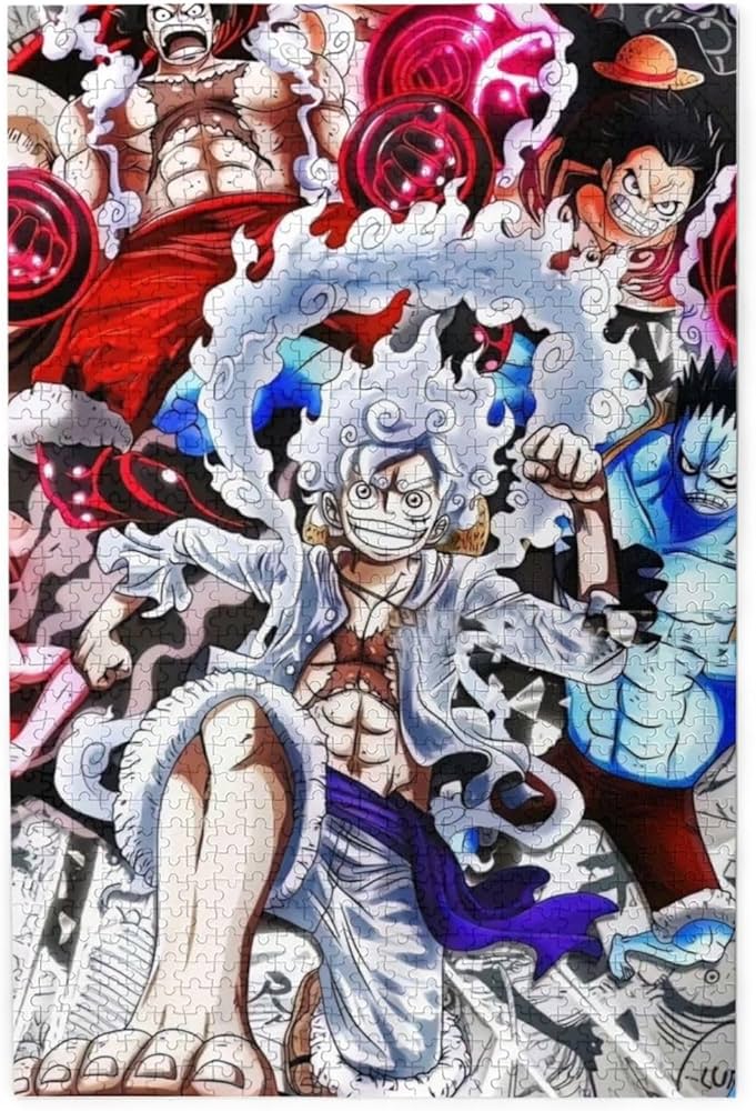 Amazon.co.jp: パズル ワンピース ルフィ ギア5 ジグソーパズル 木製