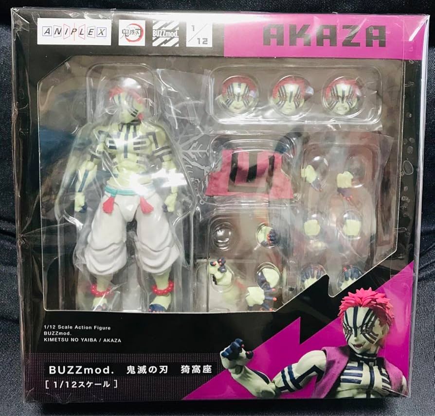 BUZZmod. 鬼滅の刃 猗窩座 1/12 スケール アクションフィギュア