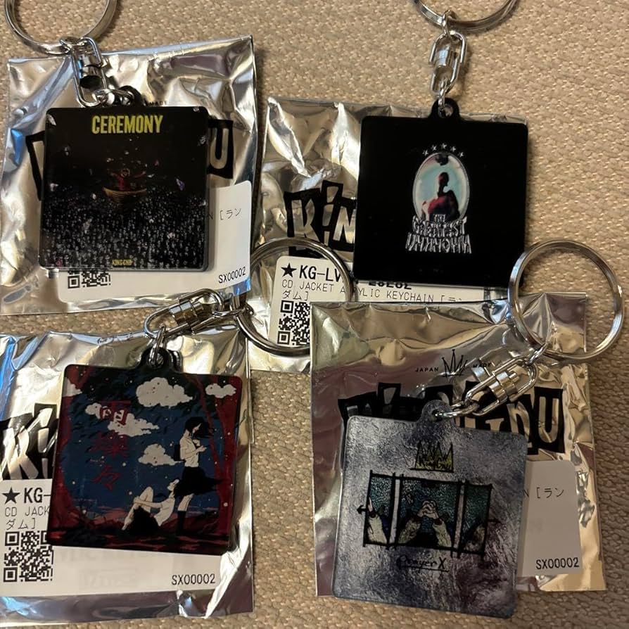 KingGnu CDジャケット アクリルキーホルダー 9種類 King Gnu】CDJACKET