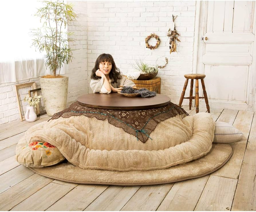 Amazon.co.jp: ディノス こたつ こたつ敷布団 【円形】丸型・径180cm