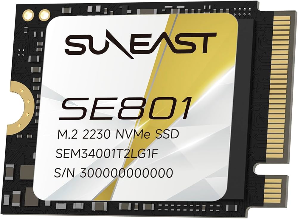 Amazon | SUNEAST SOLD STATE DRIVE GOLD SERIES SE801 M.2 2230 NVMe
