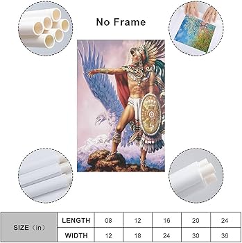 Amazon.co.jp: メキシコ神話 アステカの鷲の戦士 ポスター ウォール