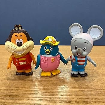 Amazon.co.jp: にこにこぷん じゃじゃ丸 ぴっころ ぽろり ソフビ 3体