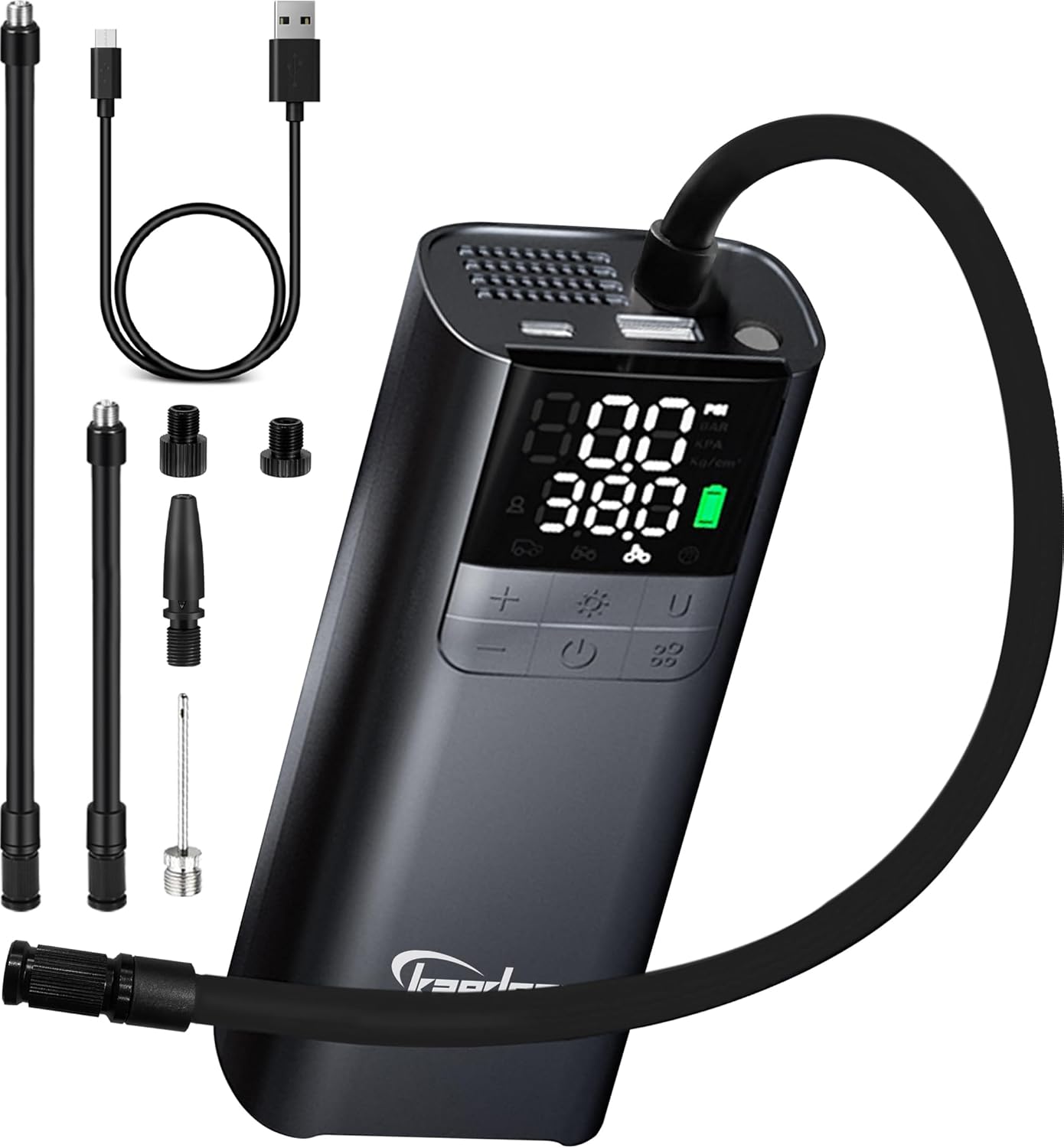 Kaedear(カエディア) バイク 空気入れ 電動 エアーポンプ 電動空気入れ