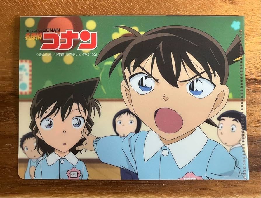 名探偵コナン ミニクリアファイル 20周年 セガくじ 工藤新一毛利蘭怪盗