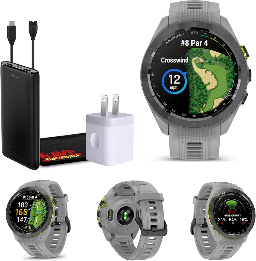 Amazon.com: Garmin Approach S70 42MM GPS Golf Fitness Tracker