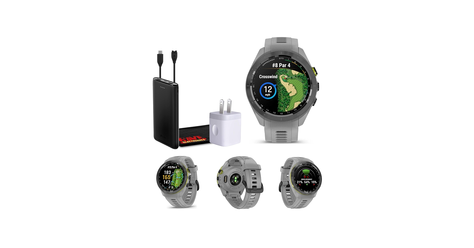 Amazon.com: Garmin Approach S70 42MM GPS Golf Fitness Tracker