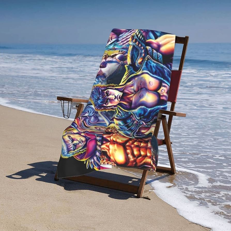 Amazon｜北斗の拳 バスタオル マイクロファイバー 高速吸水 速乾 耐久