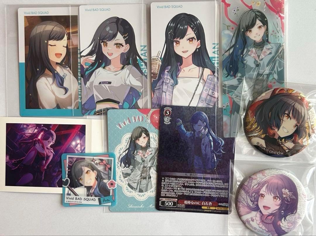 ビビバス 白石杏 プロセカ セカイの宝石箱 ビビバス 白石杏 カード 缶