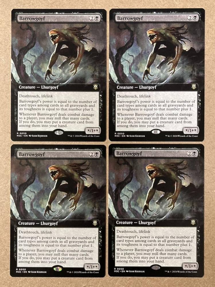 MTG バロウゴイフ 〈foil〉 4枚セット MTG】バロウゴイフ 4枚セット