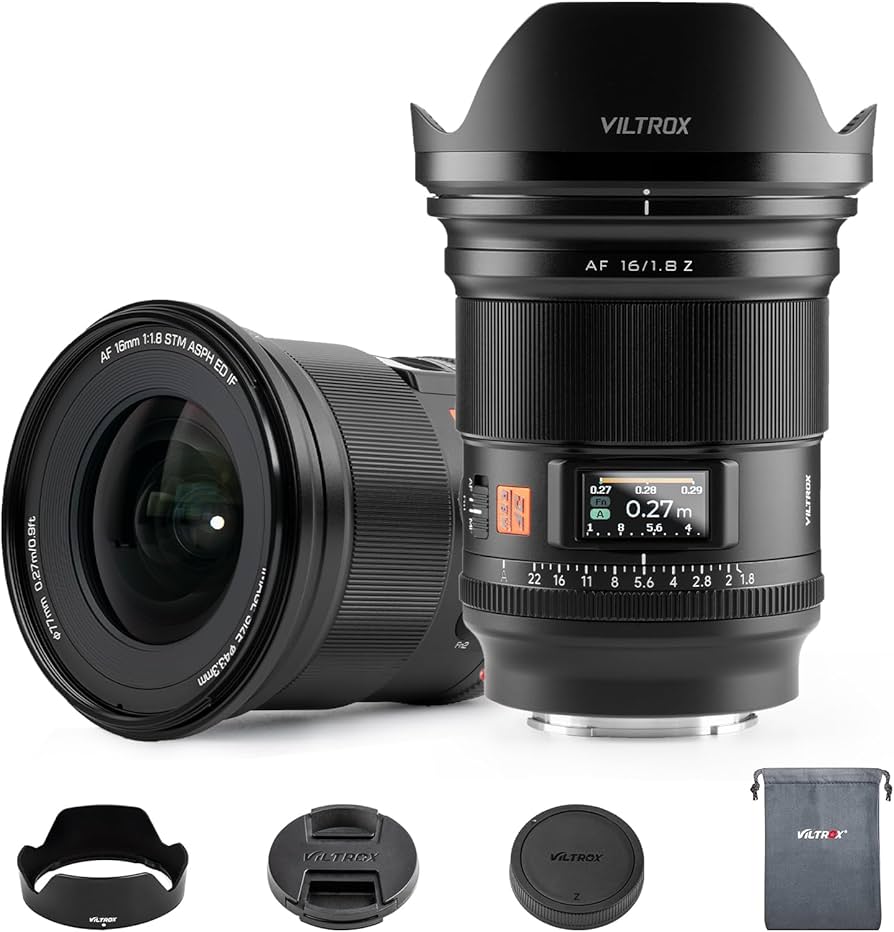 Amazon.com : Viltrox AF 16mm F1.8 Z for Nikon Lenses Z Mount Full