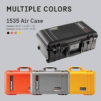 Amazon.com: Pelican 1535 Air Case No Foam (Black) : Clothing