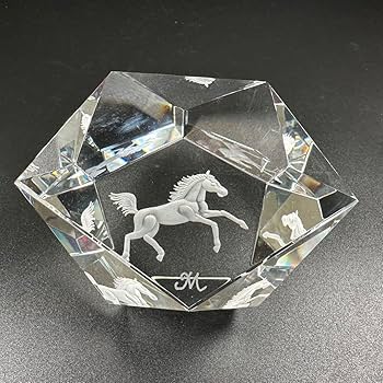 Amazon.co.jp: マイセンクリスタル 干支オーナメント ホース(馬)(共箱
