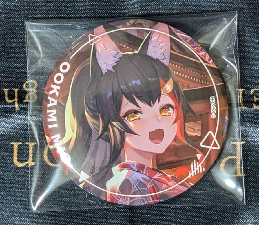 ホロライブ ホロぐら 大神ミオ 角巻わため 缶バッジ 44個 もちみこ
